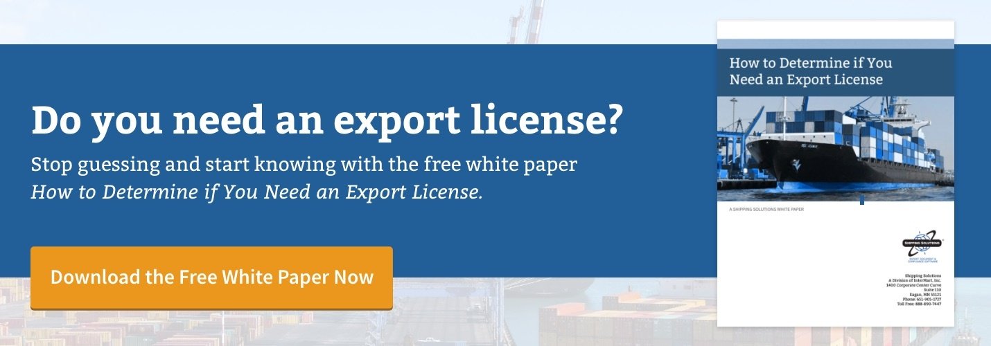 Download How to Determine if You need an Export License White Paper