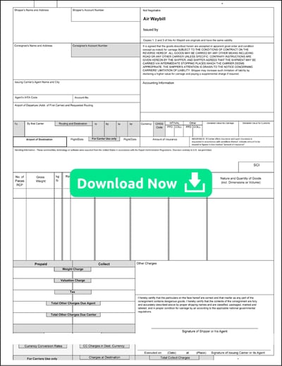 Air Waybill Download Now