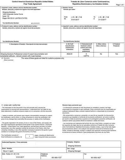 CAFTA-DR_Certificate_of_Origin