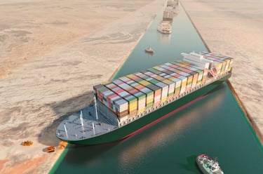 Container Ship Blocking Suez Canal | Shipping Solutions