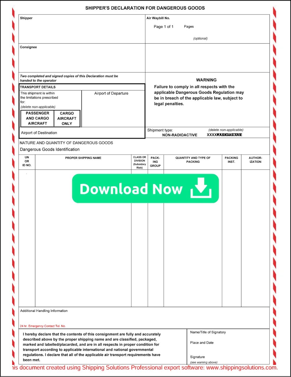 Dangerous Goods IATA | Download Now