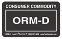 Otherwise Regulated Material-Domestic (ORM-D) Label for Dangerous Goods | Shipping Solutions