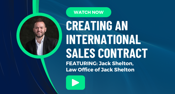 Creating an International Sales Contract