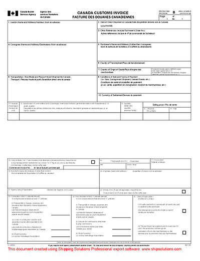 Canada-Customs-Invoice-Thumbnail