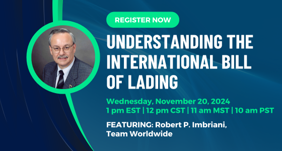 Understanding the International Bill of Lading - November 2024